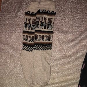 Brown Alpaca Socks